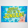 XXL Gevelvlag Hoera het is een jongen